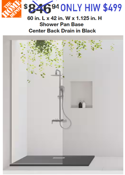 shower base