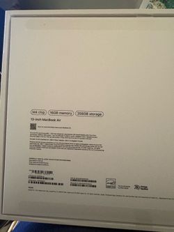 MacBook Air 13 inch 256GB