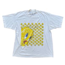 Vintage 90s Tweety Bird Looney Tunes Shirt Size XL Single Stitch Made In USA