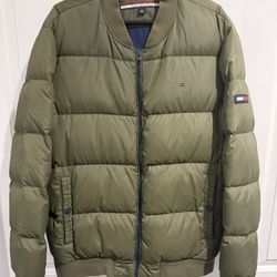 Tommy Hilfiger Men’s Puffer Coat Green  XXL