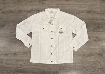 Pusheen Cat White Jean Jacket Women’s Size Large