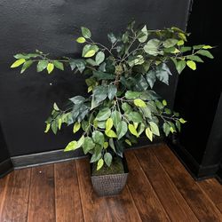 Faux Potted Bamboo Plant