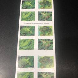 Forever Stamps Frogs 1st-class 50 Books