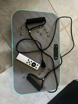Vibration Plate with Resistance Bands