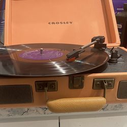 Crosley Portable Suitcase Turntable Record Player $15 Cash only