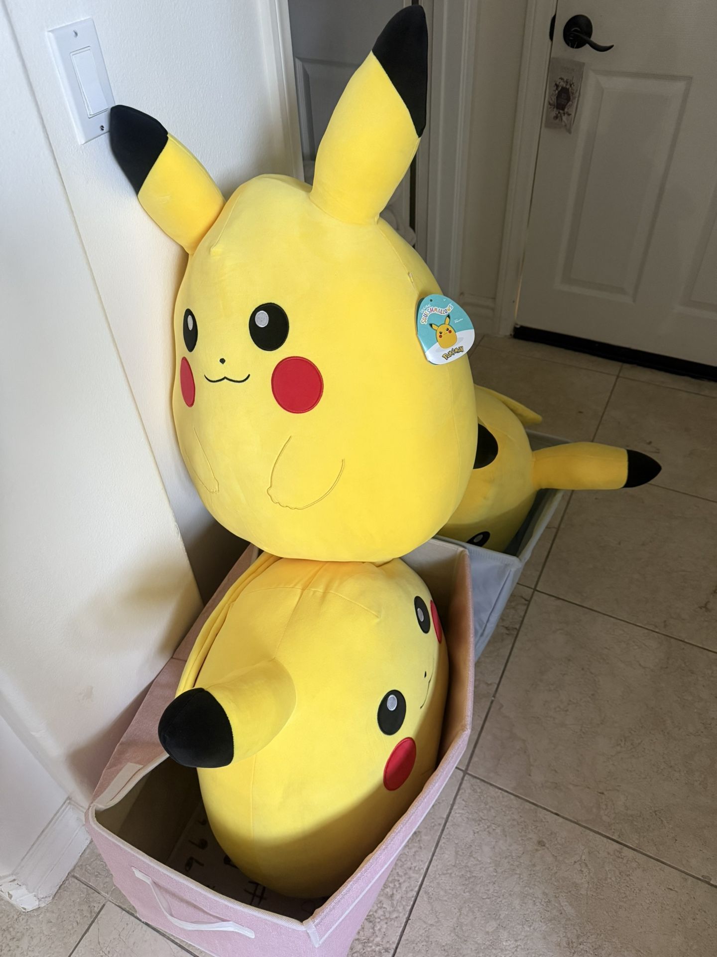 Pokemon 20" Squishmallows Pikachu Plush