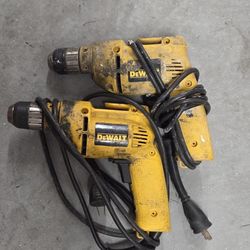 Dewalt Power Drill (2) & 1 Grinder
