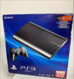 Playstation 3 Super Slim With The PS Eye