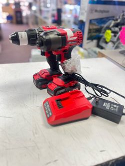 Bauer 20V 2-Tool Drill and Impact Driver Kit