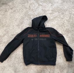 Harley-Davidson Men’s Idyll Soft -Shell Full Zip Hooded Jacket - L