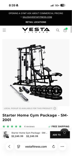 Vesta Gym Package SM-2001
