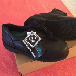 Steel Toe Work Shoes 9.5 E And 10 E