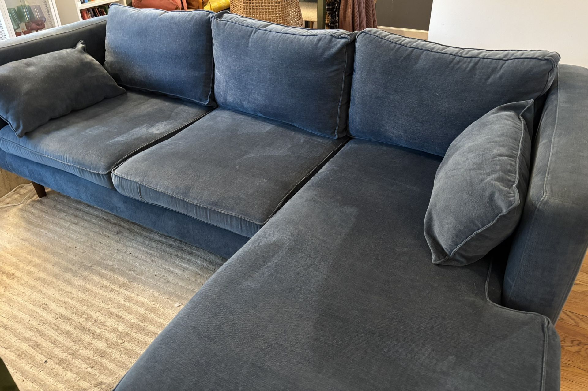 Couch With Chaise - $650