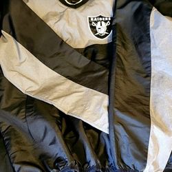 Raiders Windbreaker Jacket Sweater 