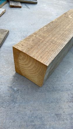 Wood Posts Rough Sawn - Use For Various Projects