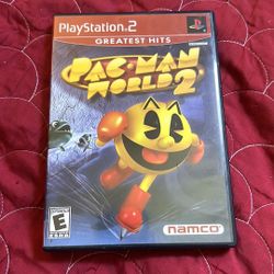 Pac Man World 2 (Sony PlayStation 2, 2002) CIB, Greatest Hits, PS2 untested