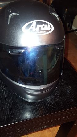 Arai RX-Q Snell Motorcycle Helmet blue tint