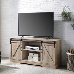 🏡 Bennet TV Stand – Farmhouse Style with Hidden Storage! 📺✨
