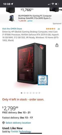 Omen l25 Gaming Computer