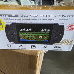 Portable Super Game Console 4,000 Build In Games