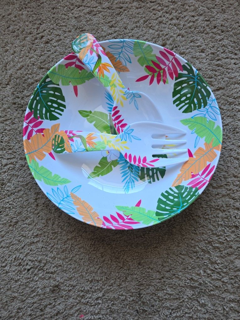 Hard Plastic Salad Bowl FREE (Great Condition)