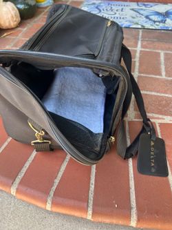 Delta Sherpa Pet Carrier Medium Black Dog Cat Soft Sided Travel Crate 18x10x10