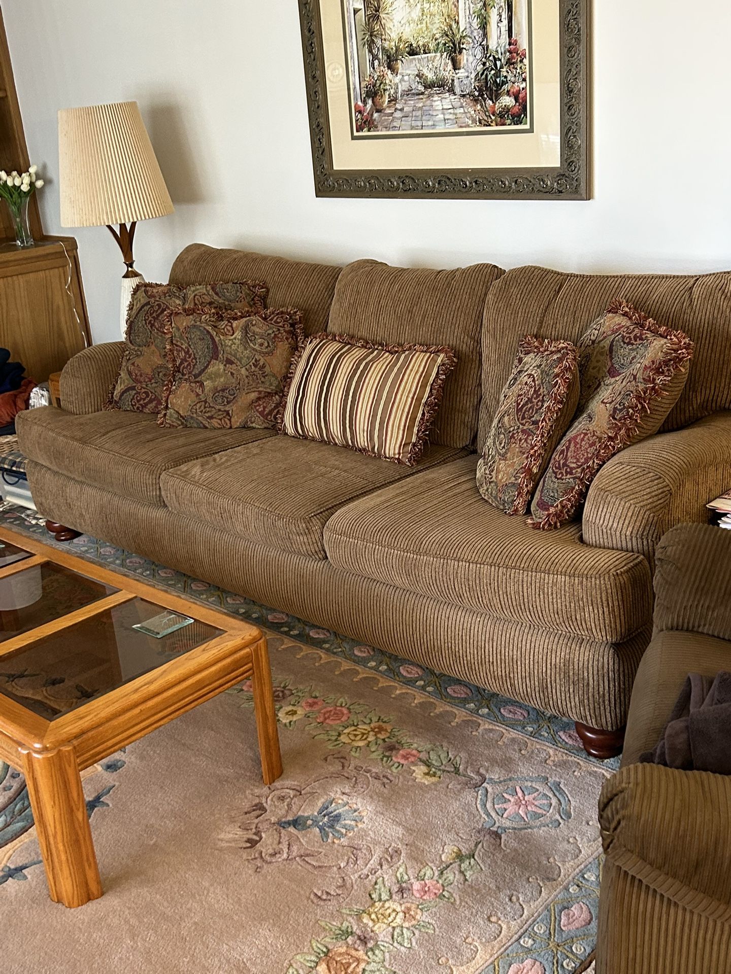 Sofa With Pillows Excellent Condition Pet Free Smoke Free Home
