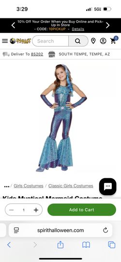Spirit Mystic Mermaid Costume