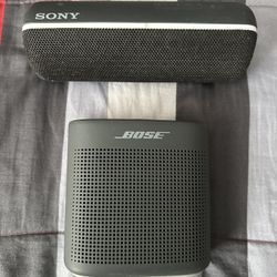 Bose And Sony Bluetooth Speakers - Excellent Sound