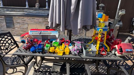 Large Toy Lot – Paw Patrol, Construction Vehicles, Fire Truck & More! 🚒🚜🐾