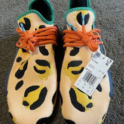 Adidas NMD Hu Pharrell Animal Print Leopard Pulse Amber Size 10