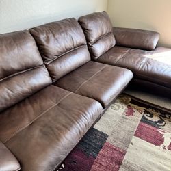 Leather Sofa 