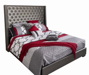 King bed with mattress