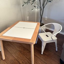 Ikea Flisat Children’s Sensory Table With Heavy Duty Metal Chair 