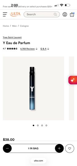 YSL eau de parfum men cologne
