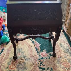 Antique drop front desk