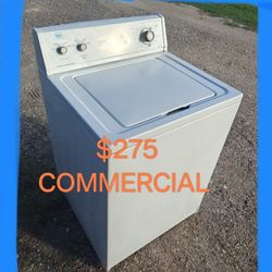 $275 commercial HEAVY DUTY WASHER/ STACKABLE Dryer 