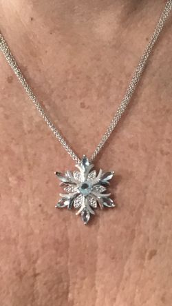 Snowflake necklace. New in box! Several available
