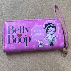 Betty Boop “Attitude Is Everything” Wristlet 