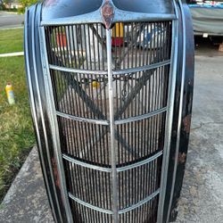 1935 Chrysler Airflow Radiator Cover Hood Trim