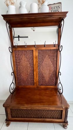 Hall tree furniture
