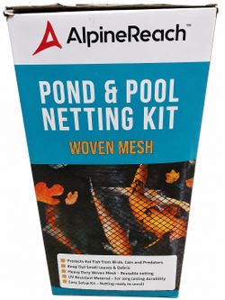 NEW 40ftx40ft Pond & Pool/Garden Netting Kit – Koi Pond & Pool Leaf Cover