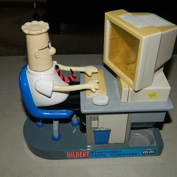 Dilbert M&M's Electronic Candy Dispenser Vintage 1998 Last Day