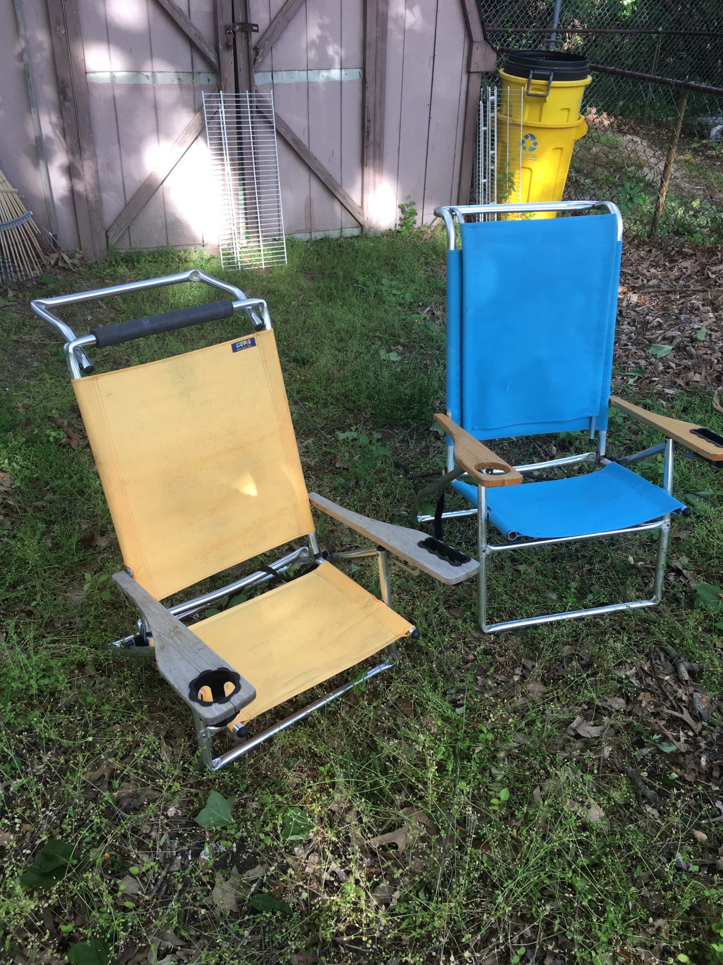 Beach chairs only 20 each firm