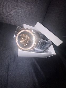 Versace Medusa head belt Black/silver