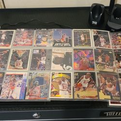 Jordan And Griffey Card Lot 