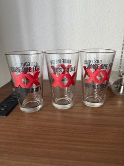 Dos Equis Orange County Glasses – Set of 3