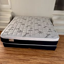 King Mattress And Box Spring Bamboo Pillowtop