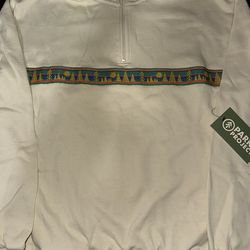 Parks Project Tahoe Spirit Quarter Zip Fleece Mens Small NEW WITH TAGS $95 Retail