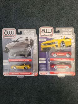 Hotwheels/Auto world AW deluxe series cars,